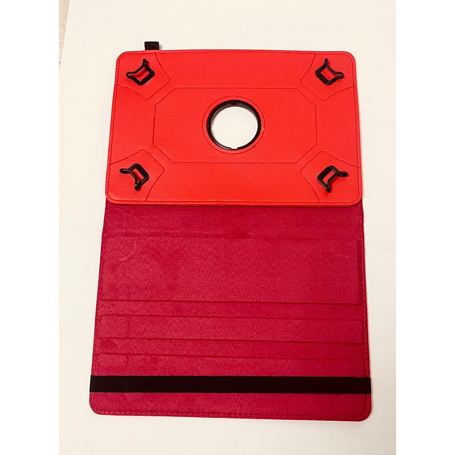 Husa tableta 10', model universal, rosu, rotire 360 grade