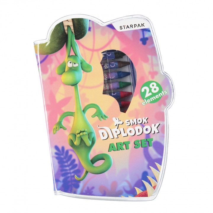 Starpack művészkészlet, 28 elem, különböző színek, 14x21x3cm