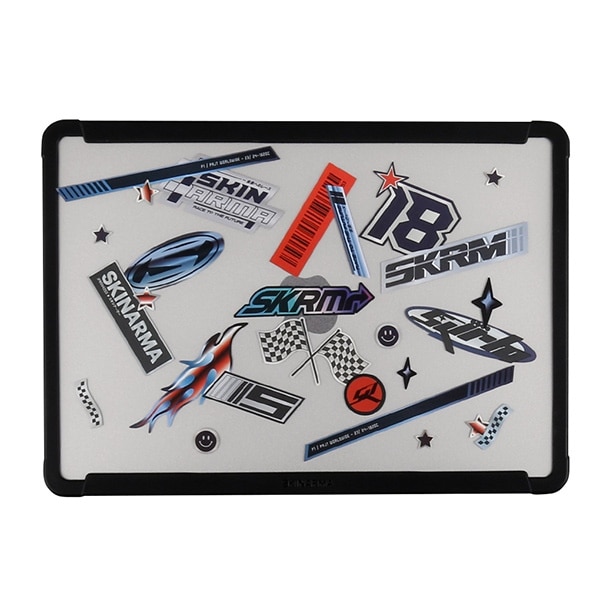 Carcasa laptop Skinarma Henko compatibila cu MacBook Air 13 inch (M3 / M2), Transparent