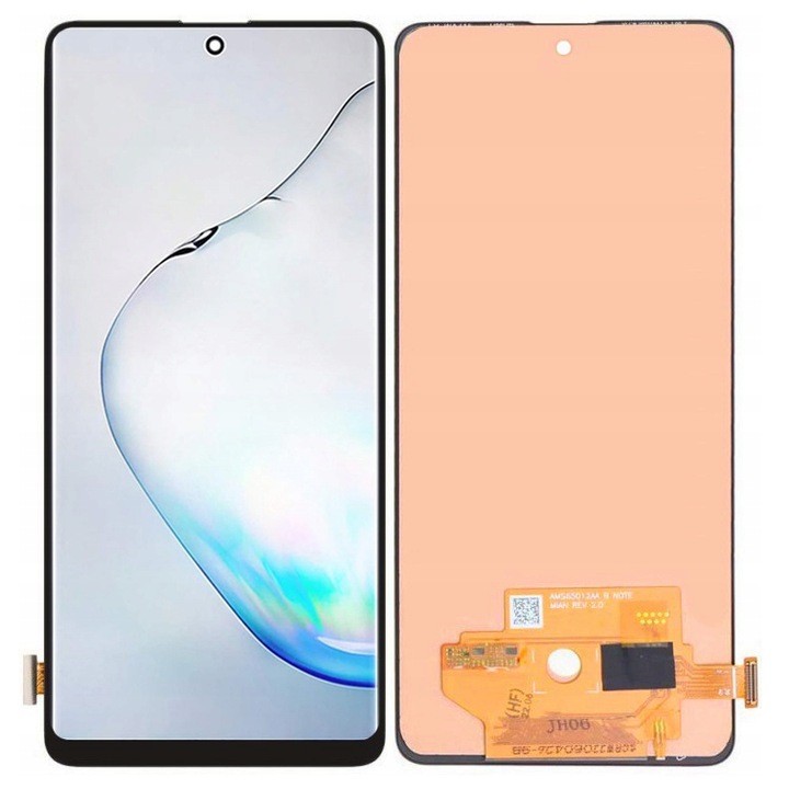 Dotyk LCD екран Samsung Galaxy Note 10 Lite N770, Incell, Черен, 1080x2400px