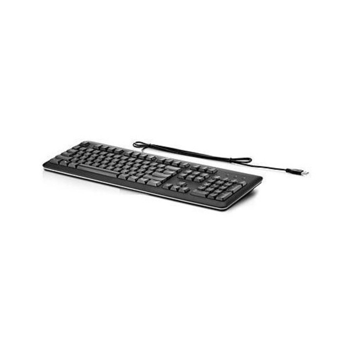USB клавиатура HP Swiss 105K, черна, 2004 г.