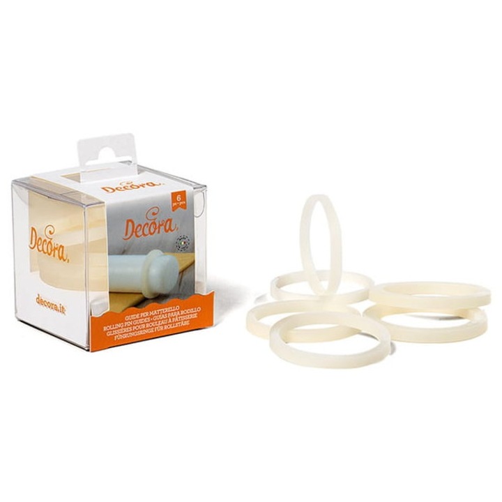 Set de inele distantiere pentru sucitor, Decora, 2/4/6mm, 45mm
