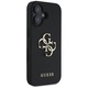 Etui pentru iPhone 16, Guess Grained Big 4G Logo Small Classic Logo, ecologic, negru