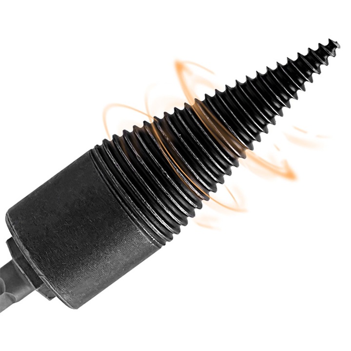 Burghiu pentru lemn, otel carbon, acoperire titan, negru