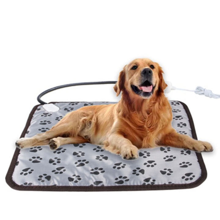 Patura electrica pentru animale, 50x70cm, rezistenta la apa, 20W, reglabila temperatura