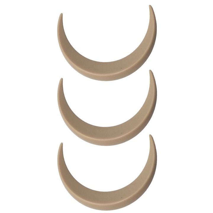 Hold Hajcsat Hajkiegészítők Vékony Hold Hajcsat Fából készült Hold Könnyű Hajformázó Eszköz