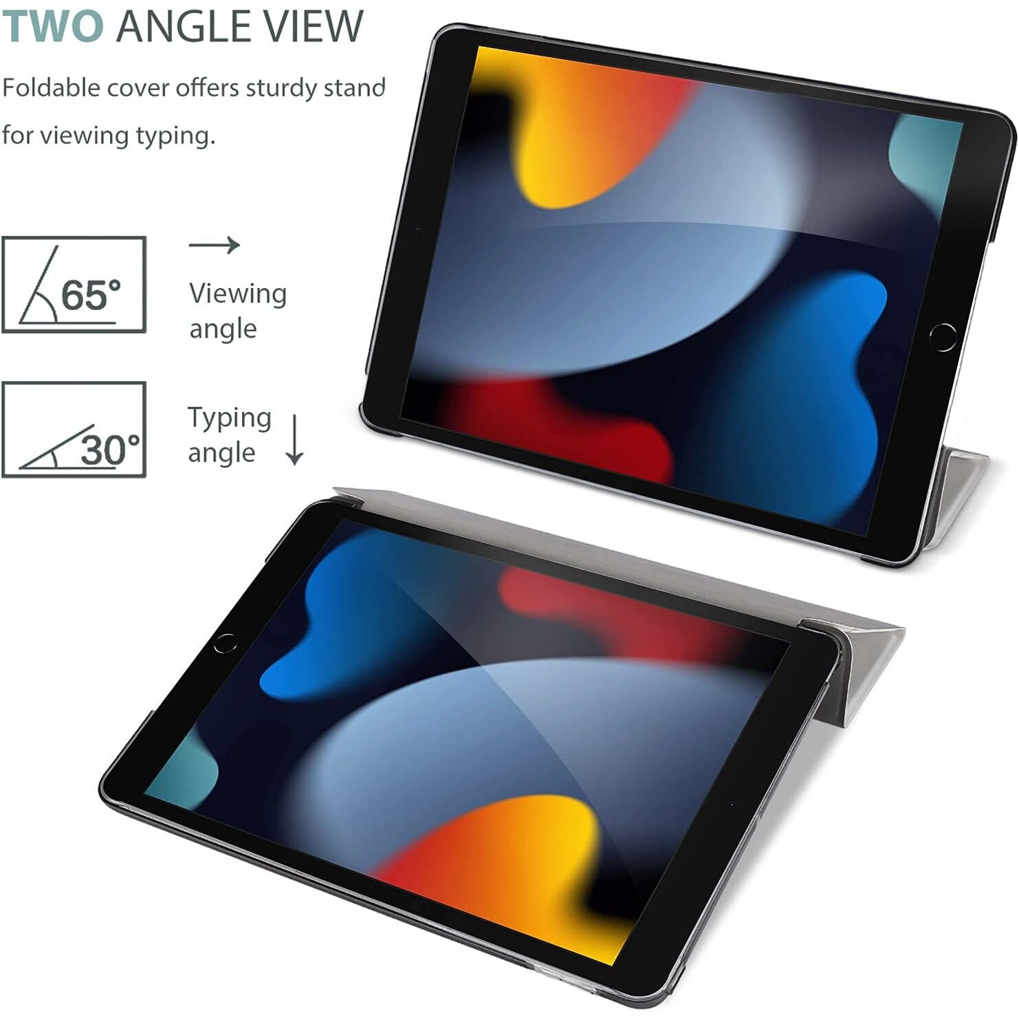Husa protectoare HERUSI, pentru iPad 10.2 inch 2019-2021, transparenta, subtire