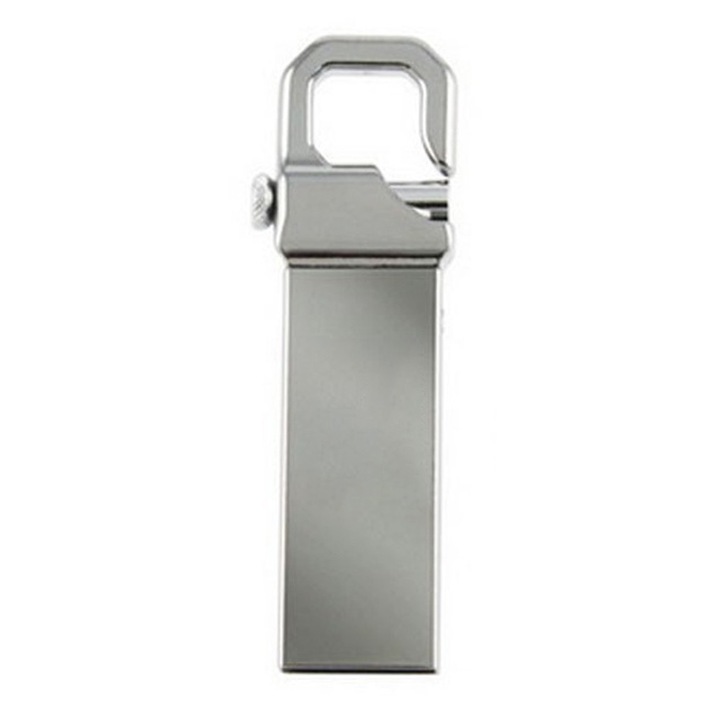 HERUSI USB memória 32GB 64GB 128GB fém ezüst 48x14x4.5mm
