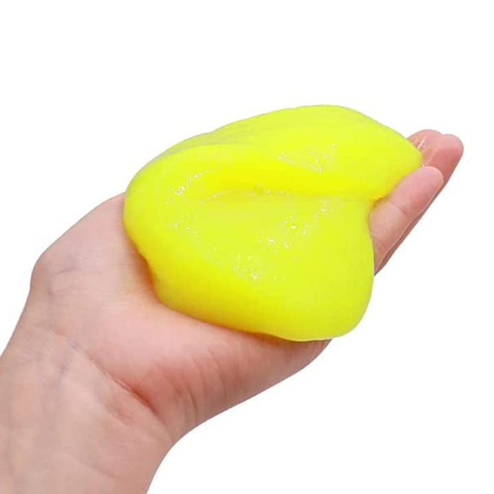 HERUSI autótisztító gél, 2 darabos szett, sárga, 100g