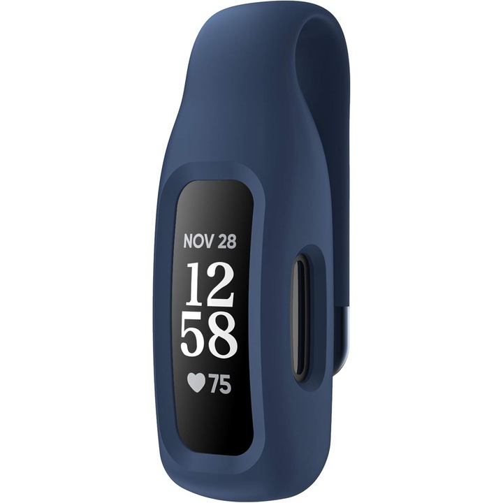 Аксесоар клипс HERUSI за Fitbit Inspire 2, тъмносин