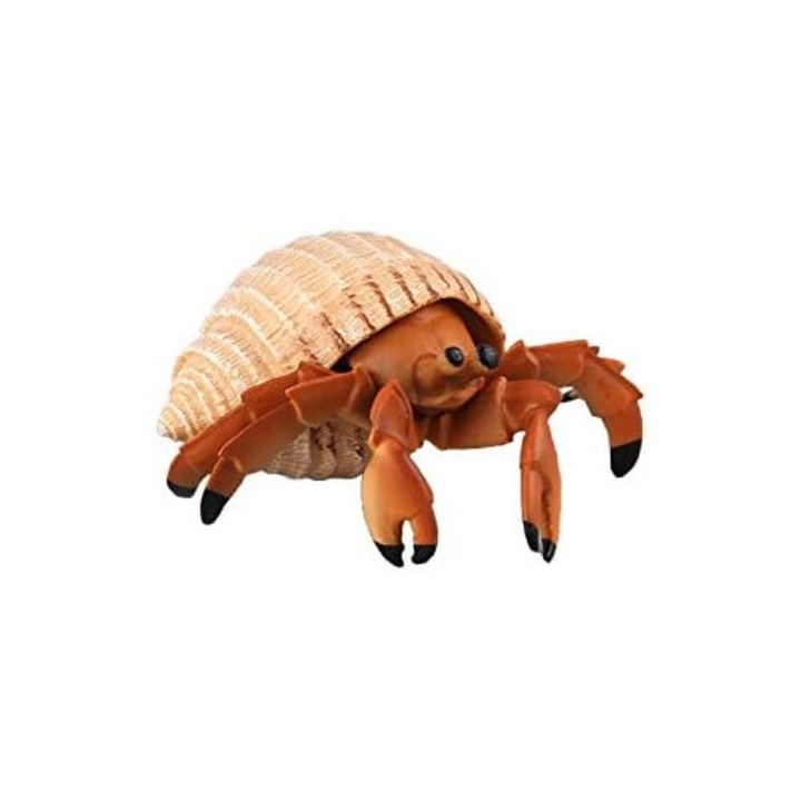 Figurina crab plastic HERUSI realist colectie decor multicolor