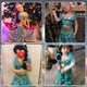 Costum Jasmine pentru fete, 7 ani costum Jasmine pentru copii, costum de printesa pentru copii, costum de printesa Jasmine pentru copii, rochie, 130cm