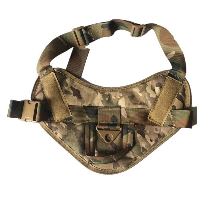 Taktikai mellény kutyáknak, kis méret, kiképző hám, többszínű, szabadtéri tevékenységekhez