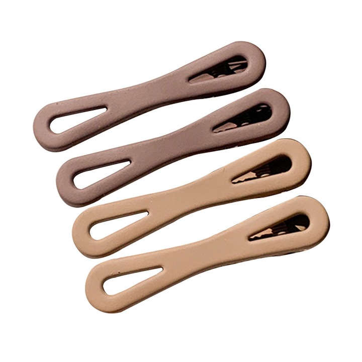 Lapos ötvözet hajcsat, kacsacsőrű hajcsat sminkhez, frizura kiegészítők nőknek lányoknak