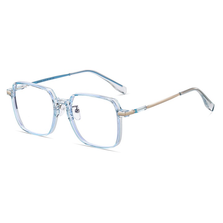 Ochelari de vedere HERUSI rame mari maro gri albastru negru 14x4.9x14.6cm
