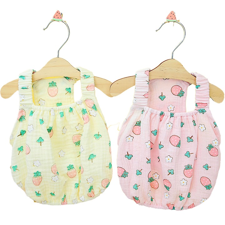 2 részes póló szett macskáknak és kutyáknak, rózsaszín és sárga, S és M méretben