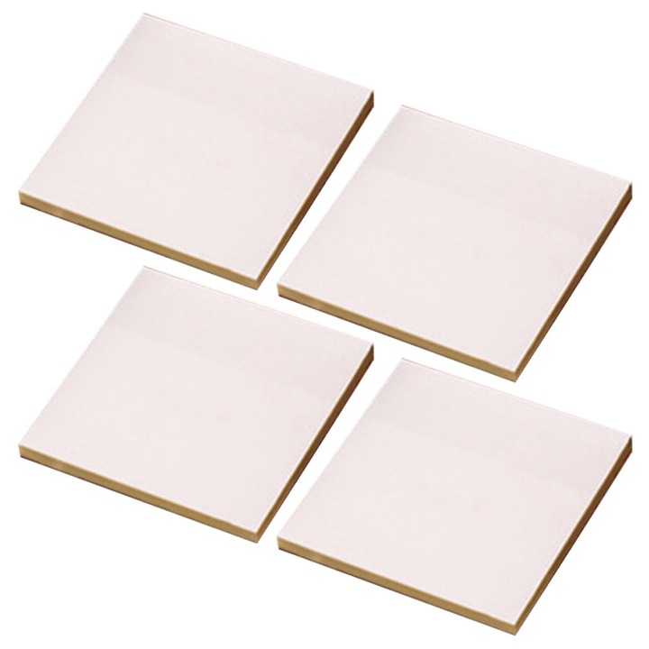 Note adezive transparente HERUSI set 4 buc 75x50mm impermeabile