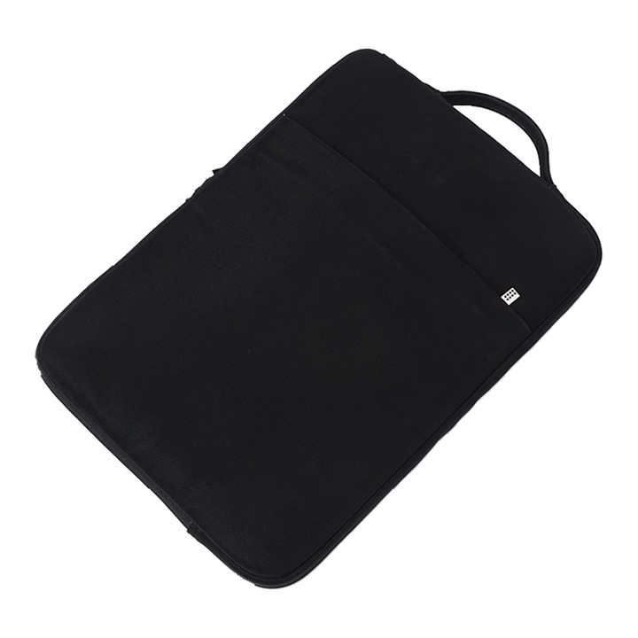 Husa laptop HERUSI 36.5x26x3cm piele PU negru bleumarin roz gri inchis set 11 bucati