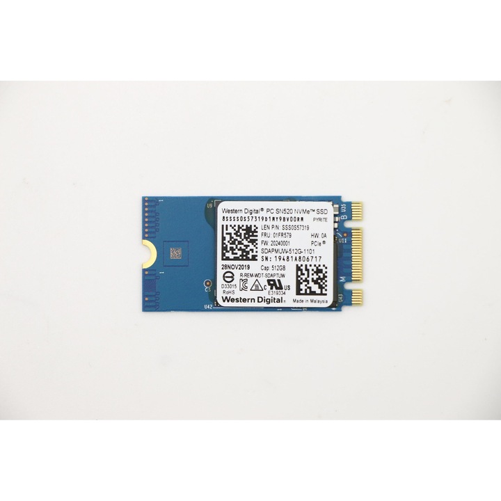 SSD Lenovo Sandisk 1101 512GB M.2 PCIe