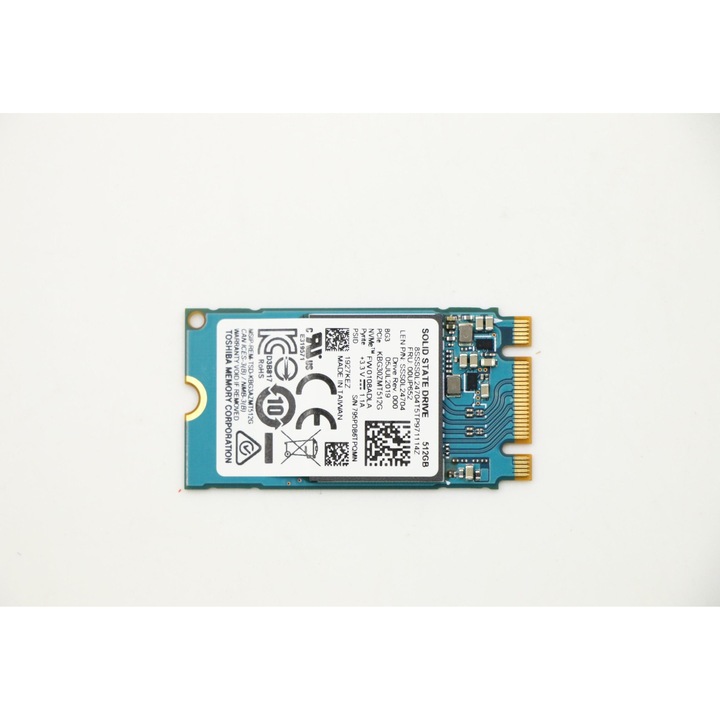 SSD Lenovo M.2 PCIe NVMe 512GB, Toshiba M.2 BG3