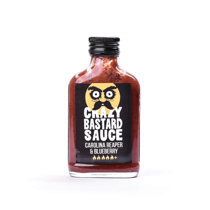 Sos Foarte Iute din ardei Carolina Reaper si Afine (100ml)