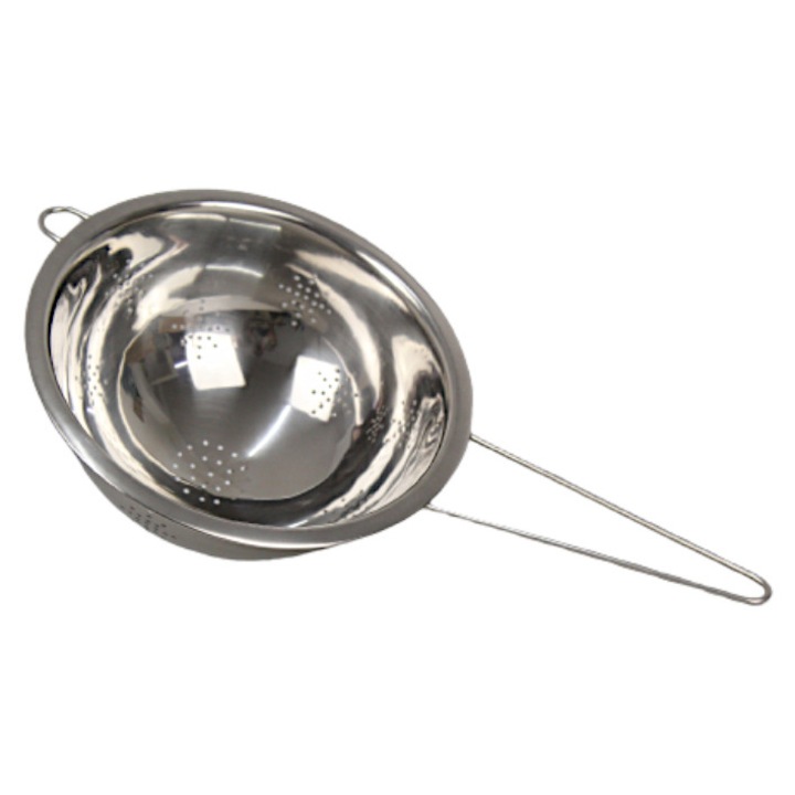 Strecurator 7&7, Durszlak din otel, 24 cm, cu maner