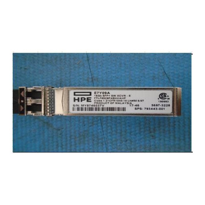 HP Enterprise 16GB QSFP+ adó-vevő szoftver, 100m, 50/125um (OM3) MM