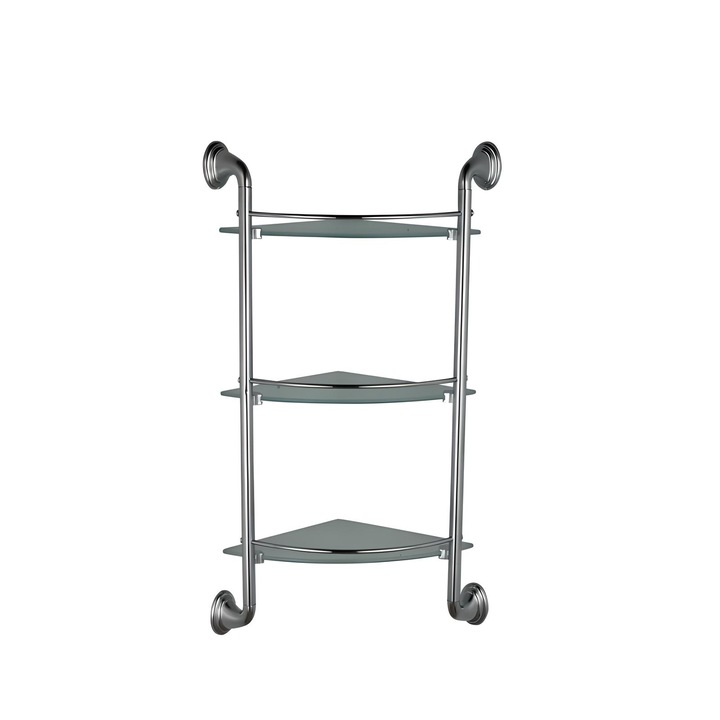 Лавица Inter Ceramic Алба ICA 3103, Тройна, Хром