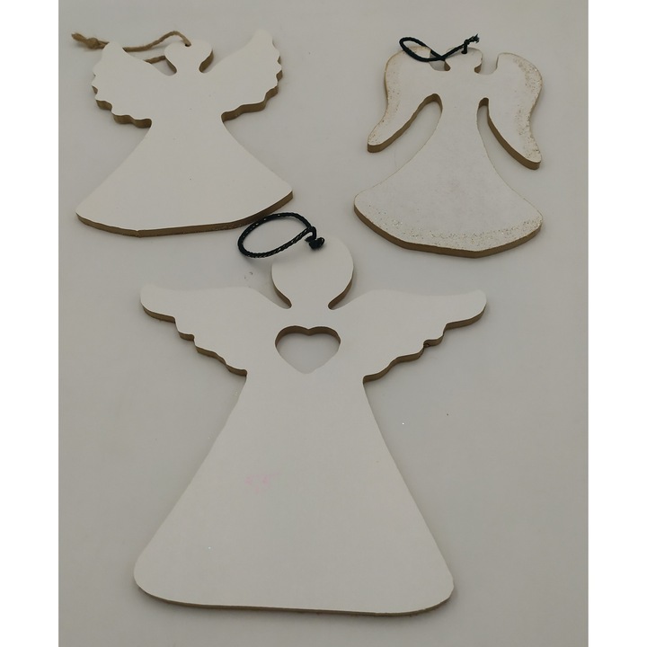 Zawieszka Aniol, RUMIN-obrazy, 18x20cm, multicolor