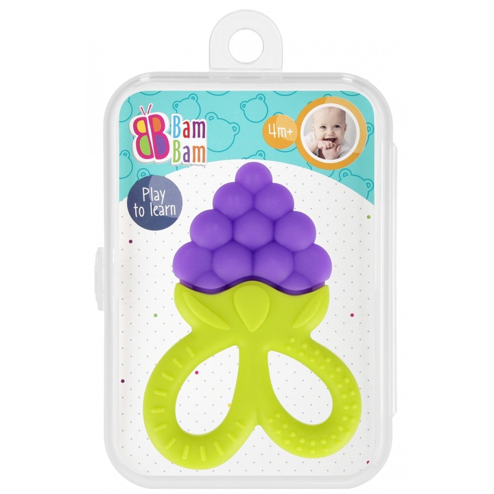 Rágóka, BAM BAM, szőlő mintával, 4 hónapos kortól