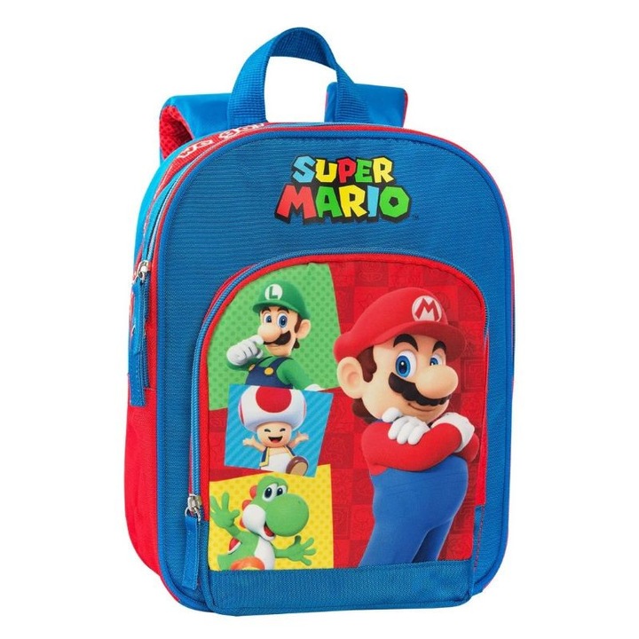 Раница за детска градина Super Mario Red/Blue