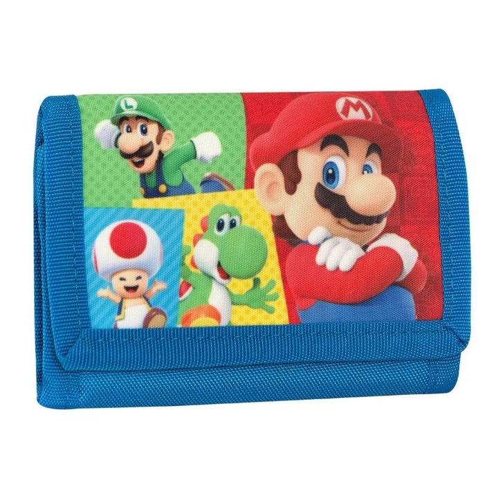 Портфейл Super Mario Red/Blue