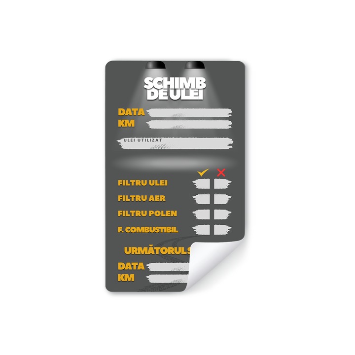 Комплект от 100 самозалепващи се етикета за автомобилна проверка, първокласно качество, 10x6 см, с включен перманентен маркер