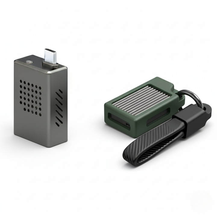 Rack extern SSD NVMe M.2 2230 – A.Shield Air, racire activa cu ventilator silentios, USB 3.2 Gen2 Type-C 10Gbps, suport pana la 2TB, include cablu USB-C (fara SSD)