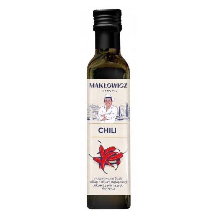 Ulei de masline aromat Chili Maklowicz 250 ml
