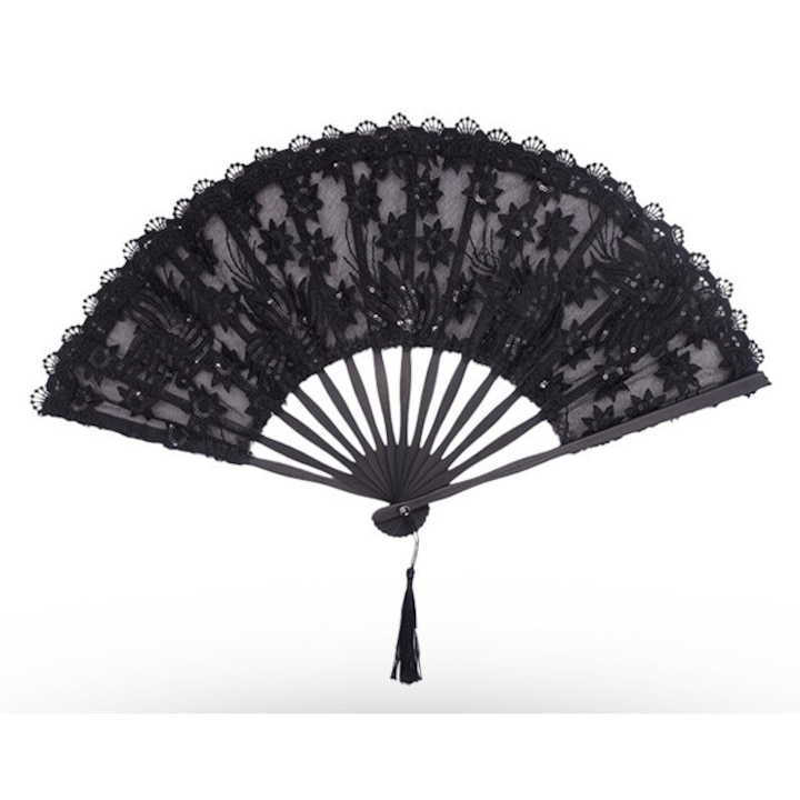 Evantai culoare - negru