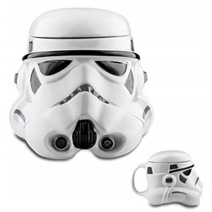 Bögre, Star Wars: Stormtrooper, 300 ml, Kerámia, Fehér, Pan i Pani Gadzet