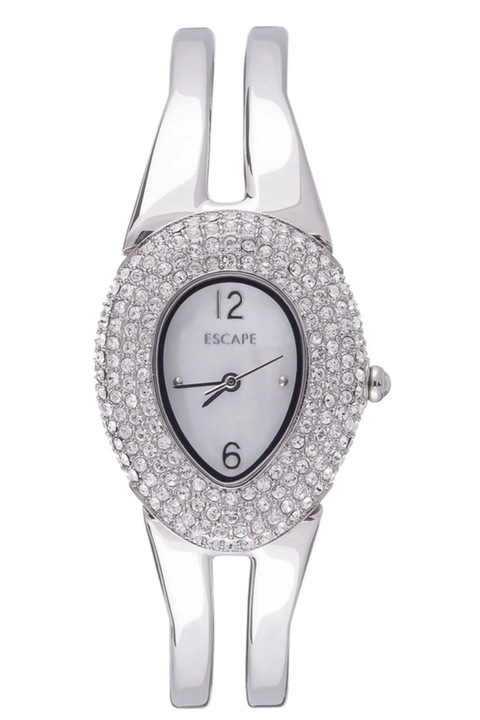 Ceas dama ESCAPE, curea otel, 36mm, rezistent la apa 5 ATM, argintiu