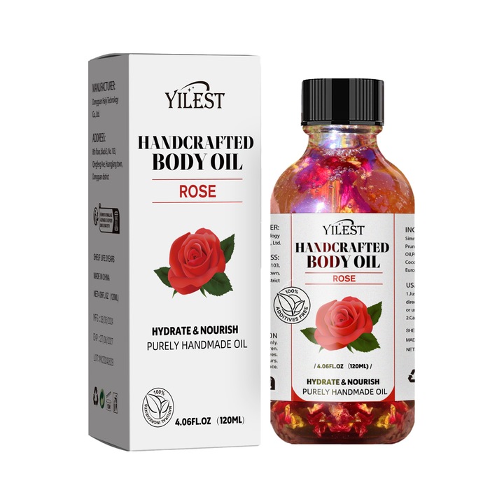 Botanic Oil Testolaj, Rózsa testápoló illóolaj, 120ml