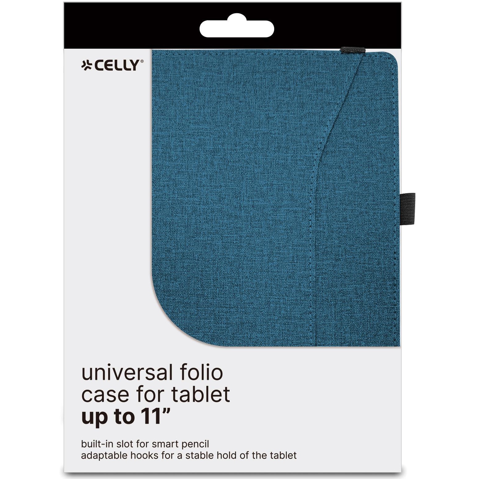 Husa de protectie Celly Universala Tablete 9-11 inch albastra