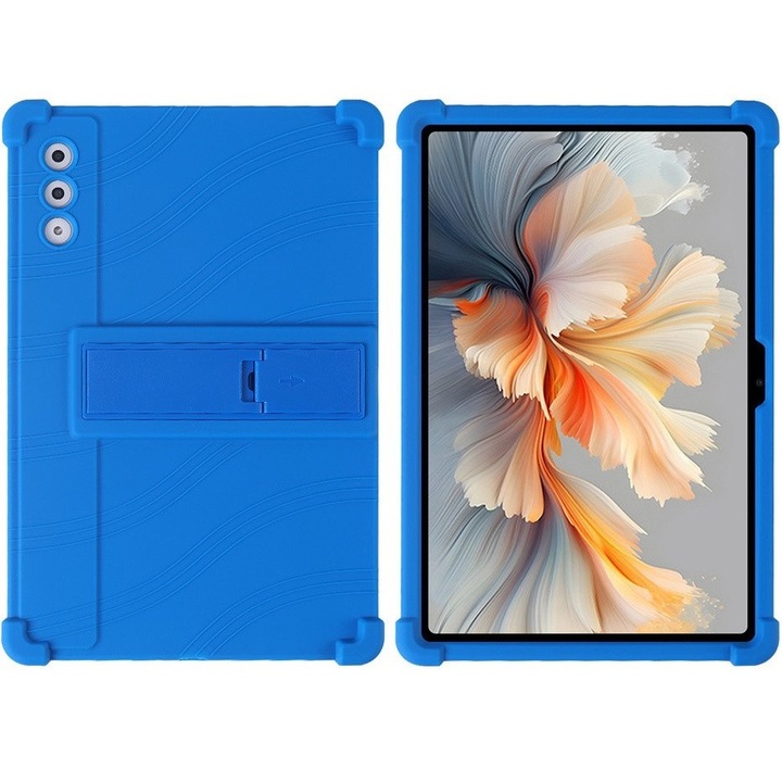 Husa tableta XGSM pentru Lenovo Yoga Tab Plus, granat, cu suport pliabil, 12,7"