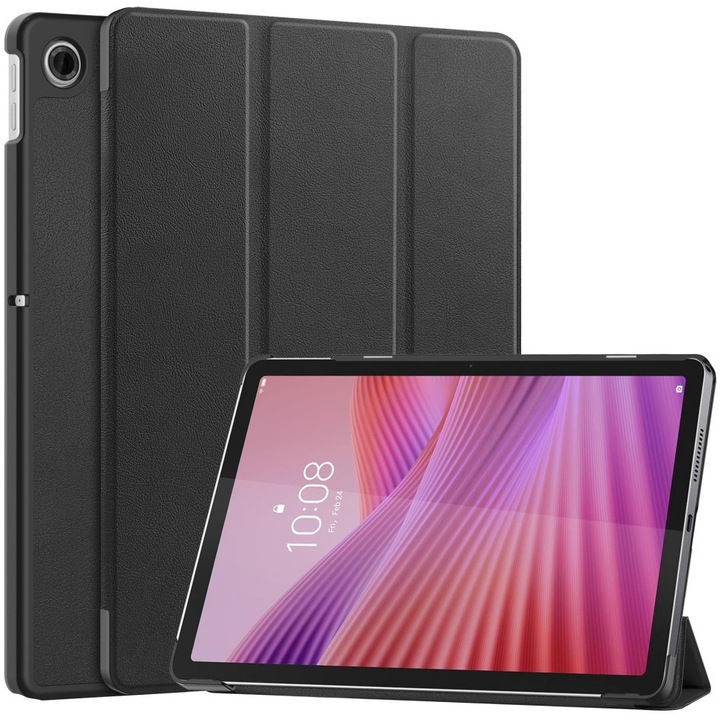 Husa pentru Lenovo Tab 10.1 TB311FU, Smartcase, neagra
