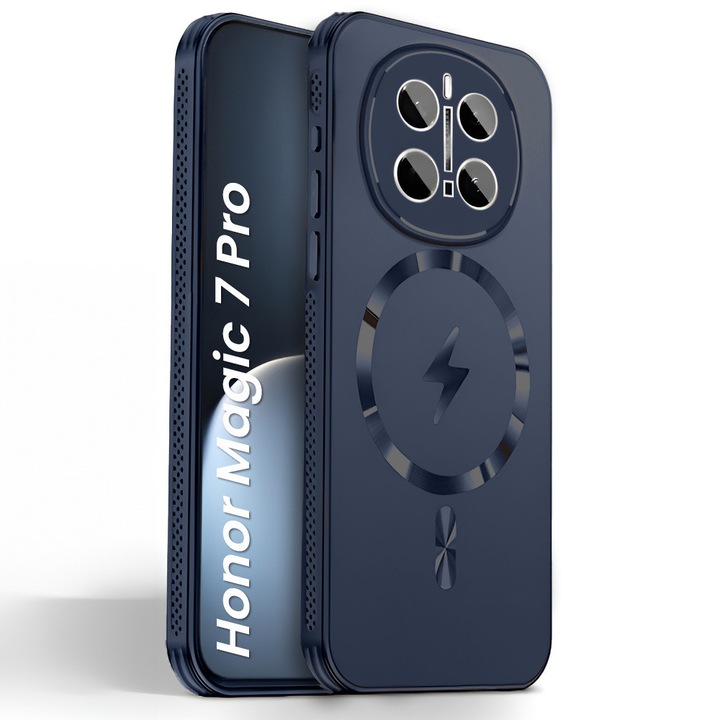 Husa telefon XGSM pentru Honor Magic 7 Pro, MagSafe, granat, cu protectie pentru camera, dimensiuni precise