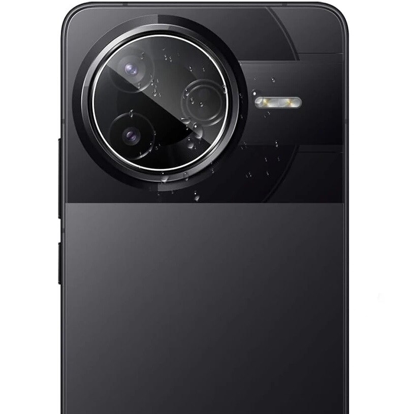 Folie protectie camera ERBORD pentru Xiaomi Poco F7 Ultra, transparenta, 9H, set instalare