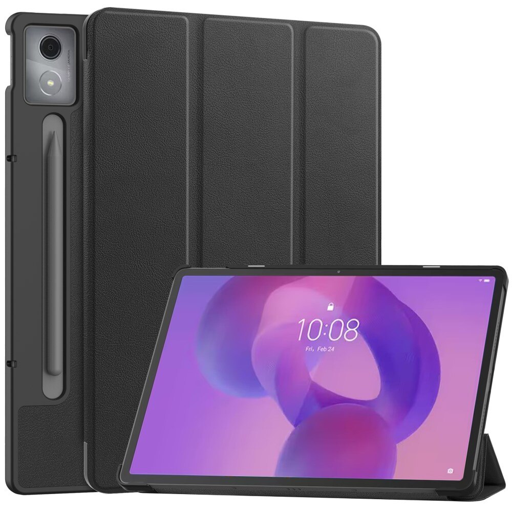 Husa tableta XGSM, pentru Lenovo Idea Tab Pro 12.7", neagra, cu functie de suport
