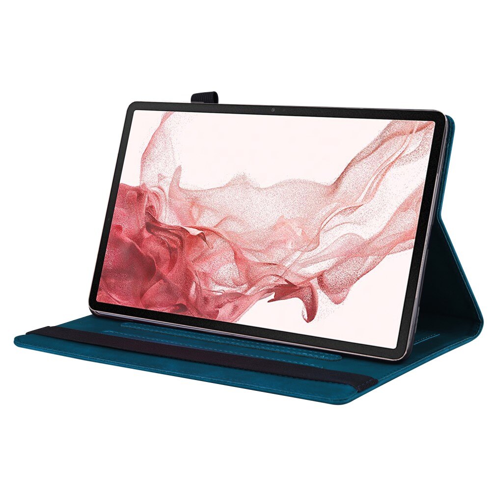 Husa tableta, XGSM, pentru Samsung Galaxy Tab S10 FE+ Plus, albastra, cu functie stand, loc pentru stylus