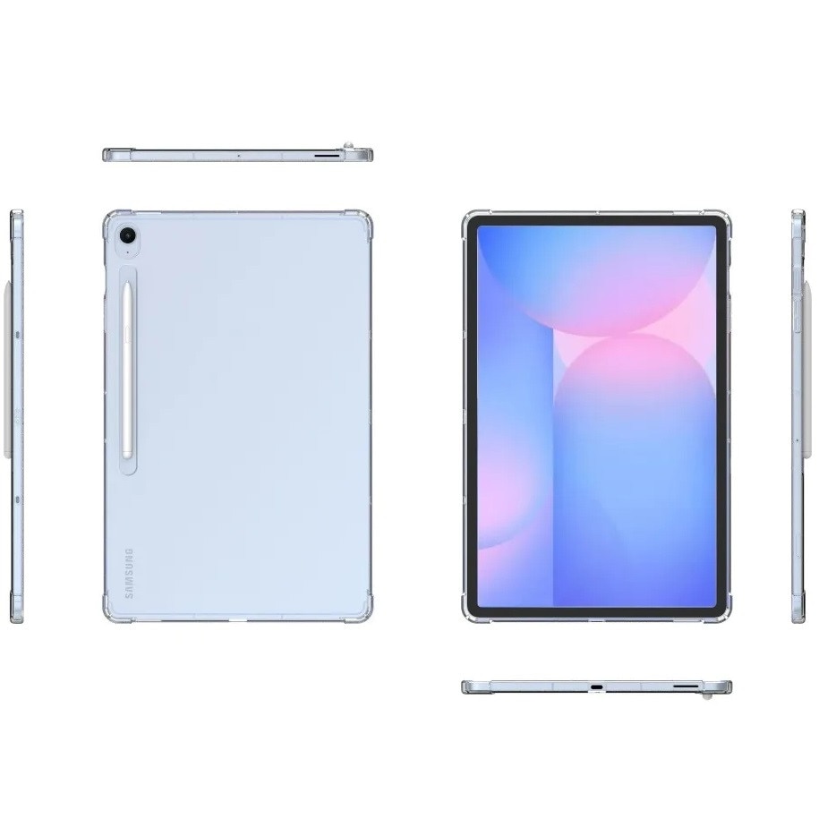 Etui tableta, XGSM, Samsung Galaxy Tab S10 FE+ Plus, transparent, TPU