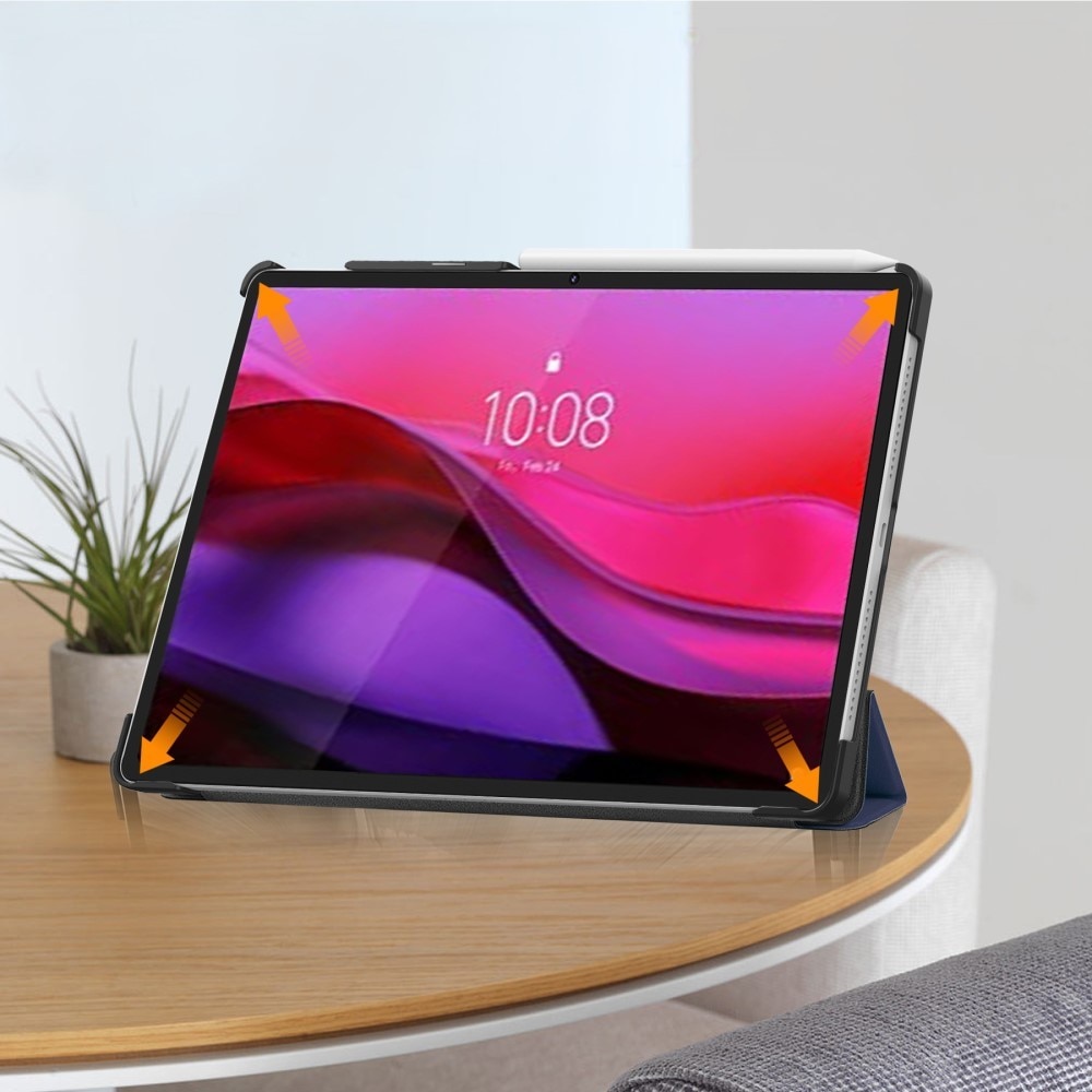 Husa tableta pentru Lenovo Yoga Tab Plus 12,7", XGSM, functie stand, bleumarin