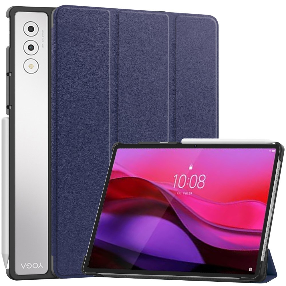 Husa tableta pentru Lenovo Yoga Tab Plus 12,7", XGSM, functie stand, bleumarin