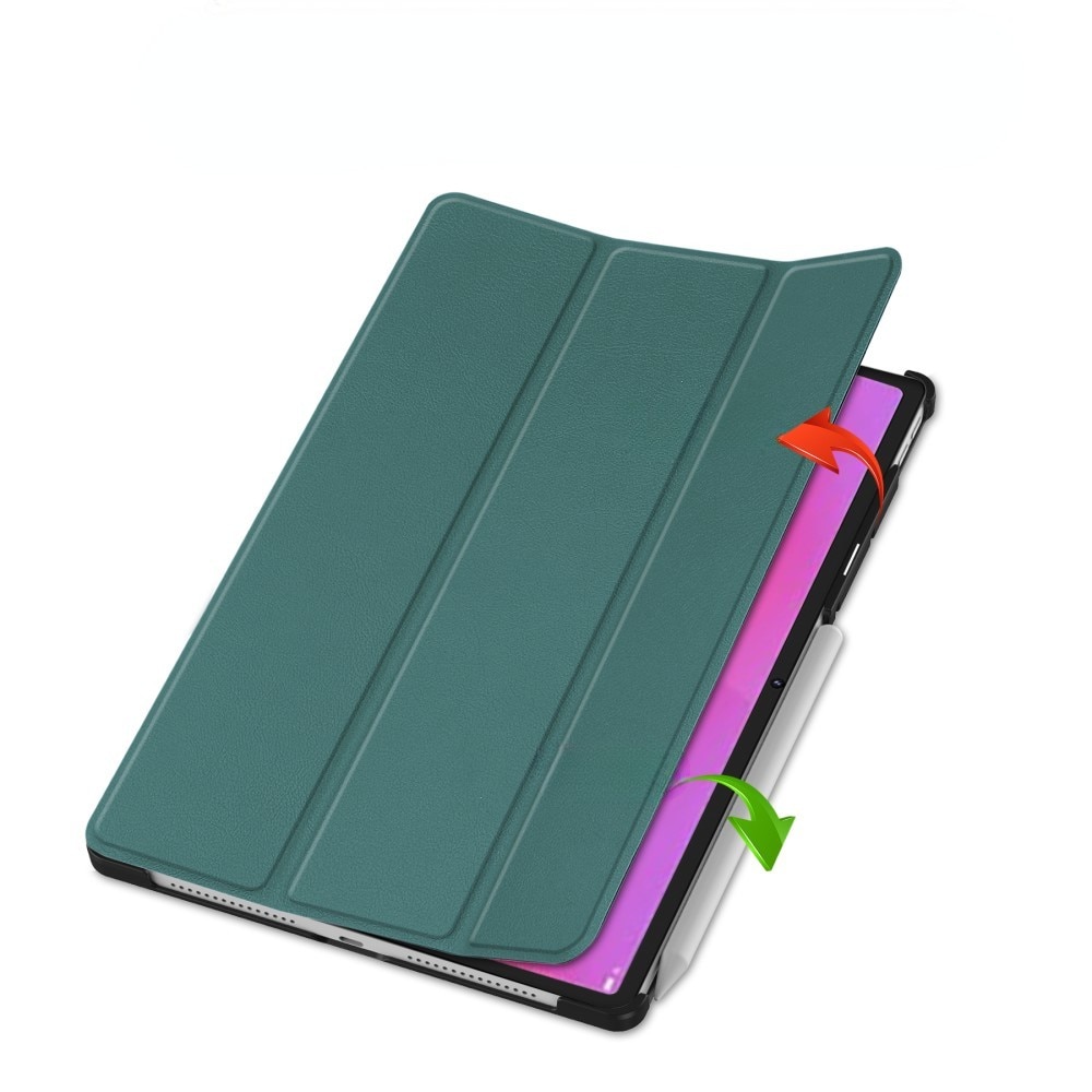 Husa tableta pentru Lenovo Yoga Tab Plus 12.7", XGSM, cu functie de suport, verde
